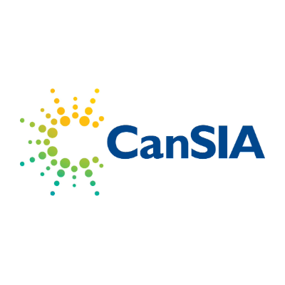 Logo of CanSIA with sunburst design using gradients of green and yellow circles, next to the blue text "CanSIA" on a white background.
